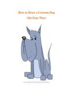 How to Draw a Cartoon Dog (the Easy Way) ppt