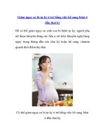 Giảm nguy cơ bị tự kỷ ở trẻ bằng việc bổ sung folat ở đầu thai kỳ pdf