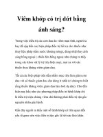 Viêm khớp có trị dứt bằng ánh sáng? pdf