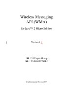 Wireless Messaging API (WMA) for Java™ 2 Micro Edition potx
