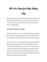 Để trò chuyện thật đẳng cấp ppt