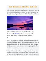 Tìm điểm nhấn khi chụp ảnh biển doc