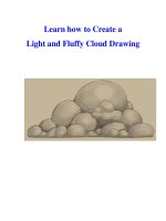 Learn how to Create a Light and Fluffy Cloud Drawing docx