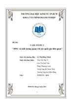 Đề Tài: MNC và mối tương quan với các quốc gia liên quan pot