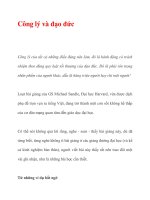 Công lý và đạo đức doc