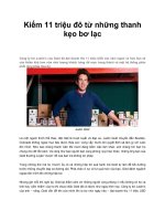 Kiếm 11 triệu đô từ những thanh kẹo bơ lạc potx