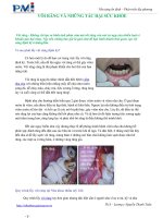 VÔI RĂNG VÀ NHỮNG TÁC HẠI SỨC KHỎE potx