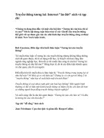 Truyền thông tương lai: Internet 