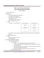 Bài tập môn học Phân tích thiết kế hệ thống potx