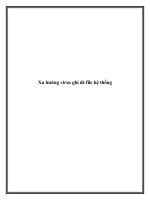 Xu hướng virus ghi đè file hệ thống doc