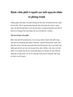 Bệnh viêm phổi ở người cao tuổi nguyên nhân và phòng tránh pot