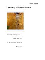 Tranh của Gustav Klimt docx