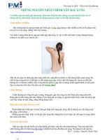 Những nguyên nhân chính gây đau lưng potx