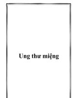 Ung thư miệng pptx