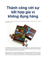 Thành công với sự kết hợp gia vị không đụng hàng pot