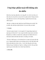 3 loại thực phẩm tuyệt đối không nên ăn nhiều doc