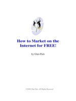 How to Market on the Internet for FREE docx