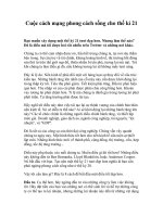 Cuộc cách mạng phong cách sống cho thế kỉ 21 doc