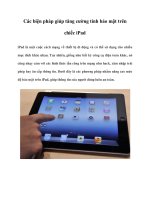 Các biện pháp giúp tăng cường tính bảo mật trên chiếc iPad pptx