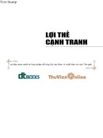 Lợi thế cạnh tranh pptx
