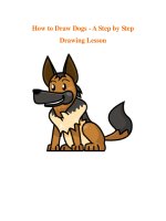 How to Draw Dogs - A Step by Step Drawing Lesson docx