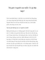 Trị gút ở người cao tuổi: Có gì đặc biệt? docx