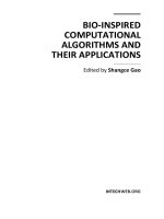 BIO-INSPIRED COMPUTATIONAL ALGORITHMS AND THEIR APPLICATIONS pptx