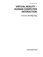 VIRTUAL REALITY –  HUMAN COMPUTER  INTERACTION   pdf