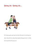 Quảng cáo - Quảng cáo… doc