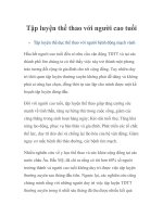 Tập luyện thể thao với người cao tuổi doc
