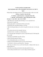 TUYỂN TẬP BÁO CÁO KHOA HỌC HỘI NGHỊ KHOA HỌC CÔNG NGHỆ BIỂN TOÀN QUỐC LẦN THỨ IV Tập II pot