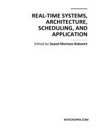 REAL-TIME SYSTEMS, ARCHITECTURE, SCHEDULING, AND APPLICATION ppt