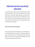 Nghệ thuật giao tiếp trong thế giới kinh doanh pdf