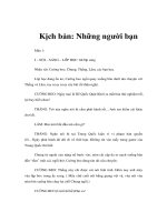 Kịch bản: Những người bạn ppt
