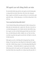 Để người cao tuổi dùng thuốc an toàn pptx