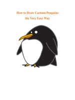 How to Draw Cartoon Penguins the Very Easy Way ppt