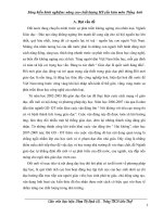 Sáng kiến kinh nghiệm: nâng cao chất lượng HS yếu kém môn Tiếng Anh