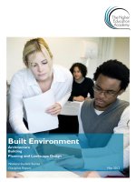 Built Environment Architecture Building Planning and Landscape Design pdf