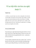 Về sự tiếp biến văn hóa của nghệ thuật potx