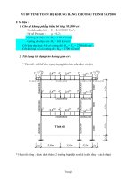 Ví dụ tính toán hệ khung bằng sap2000 version10.01