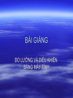 ĐO LƯỜNG VÀ ĐiỀU KHIỂN BẰNG MÁY TÍNH ppt
