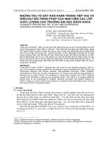 những yếu tố gây khó khăn trong tiếp thu và diễn đạt nói tiếng pháp