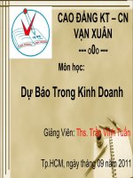 Luận văn: Phân tích tình hình biến động về giá sữa trên thị trường thế giới và đặc biệt là thị trường Việt Nam. ppt