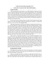 CÔNG TÁC XÂY DỰNG BẢO QUẢN VÀ  PHÁT HUY TÁC DỤNG THƯ VIỆN TRƯỜNG HỌC