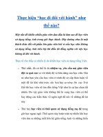 Thực hiện “học đi đôi với hành” như thế nào? potx