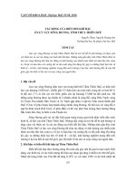 báo cáo nghiên cứu khoa học  ''''tác động của biến đổi khí hậu ở lưu vực sông hương, tỉnh thừa thiên huế''''