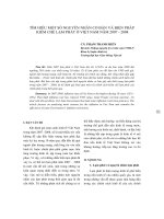 báo cáo khoa học  'tìm hiểu một số nguyên nhân cơ bản và biện pháp kiểm chế lạm phát ở việt nam năm 2007 - 2008'