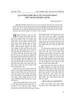 báo cáo nghiên cứu khoa học  'quan niệm nghệ thuật về con người trong tiểu thuyết hồ biểu chánh.'