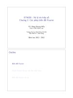 ET4020 - Xử lý tín hiệu số Chương 2: Các phép biến đổi Fourier pot