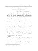 báo cáo nghiên cứu khoa học  ''''''''nhân nhanh giống hoa đồng tiền bằng kỹ thuật nuôi cấy mô''''''''